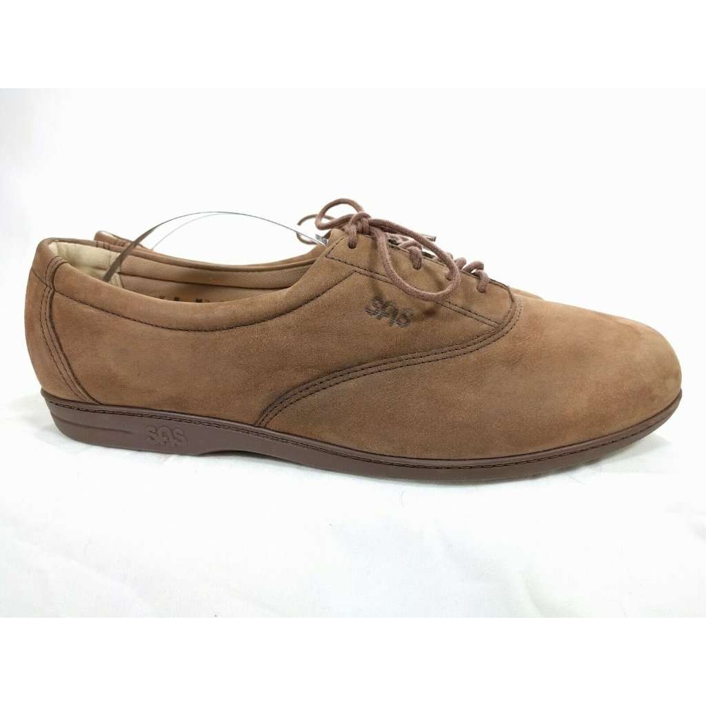 Sas Walk Easy Light Brown Shoes Womens 9 N Suede